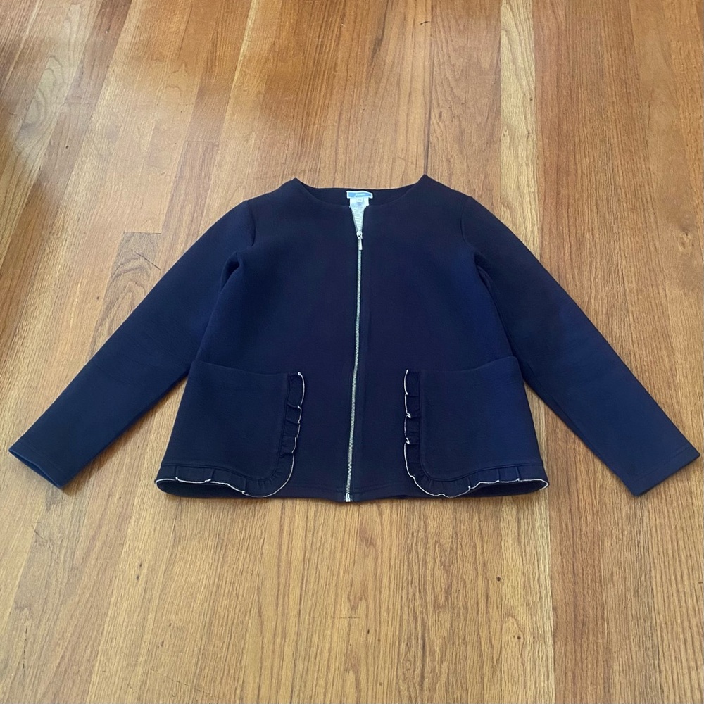 Jacadi Paris Navy Blue Girls Jacket
